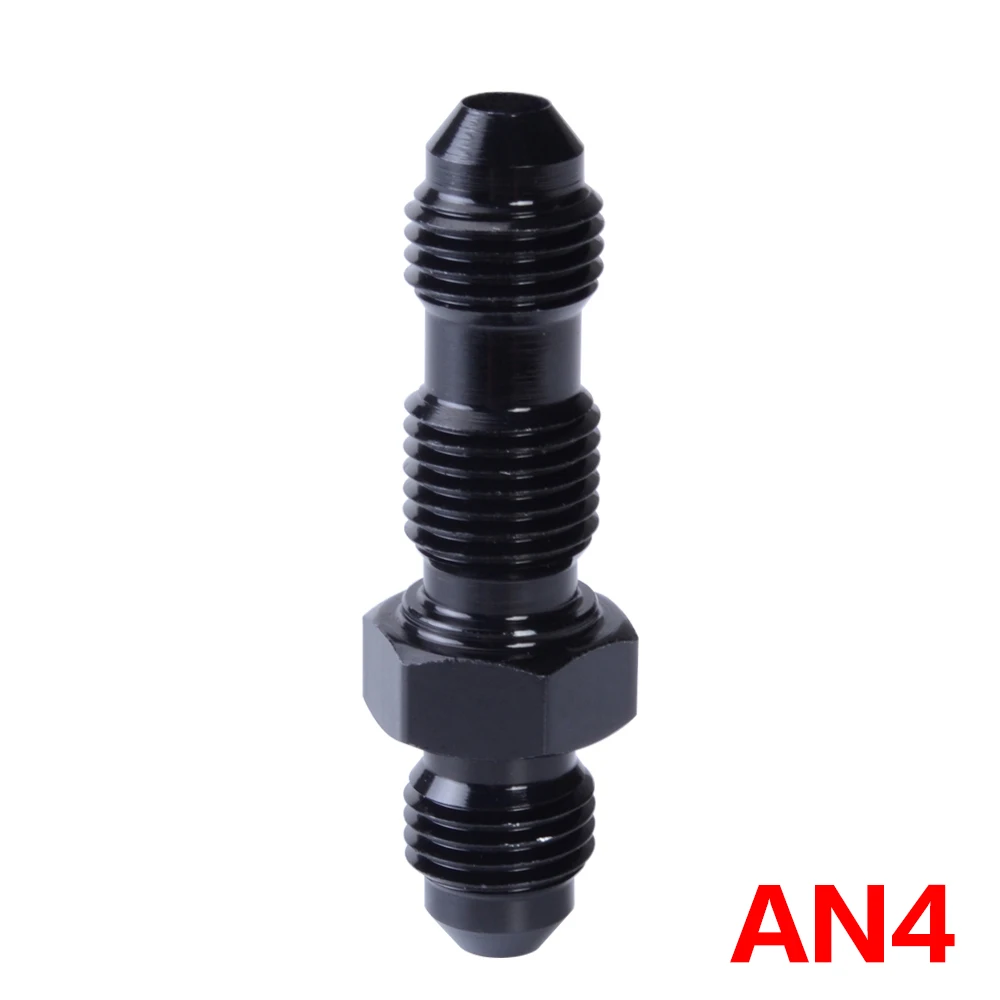 AN4 4AN Stright flar Bulkhead мужской фитинг apapapters черный/красный/синий|fittings an4|an4 fitting4an fitting |
