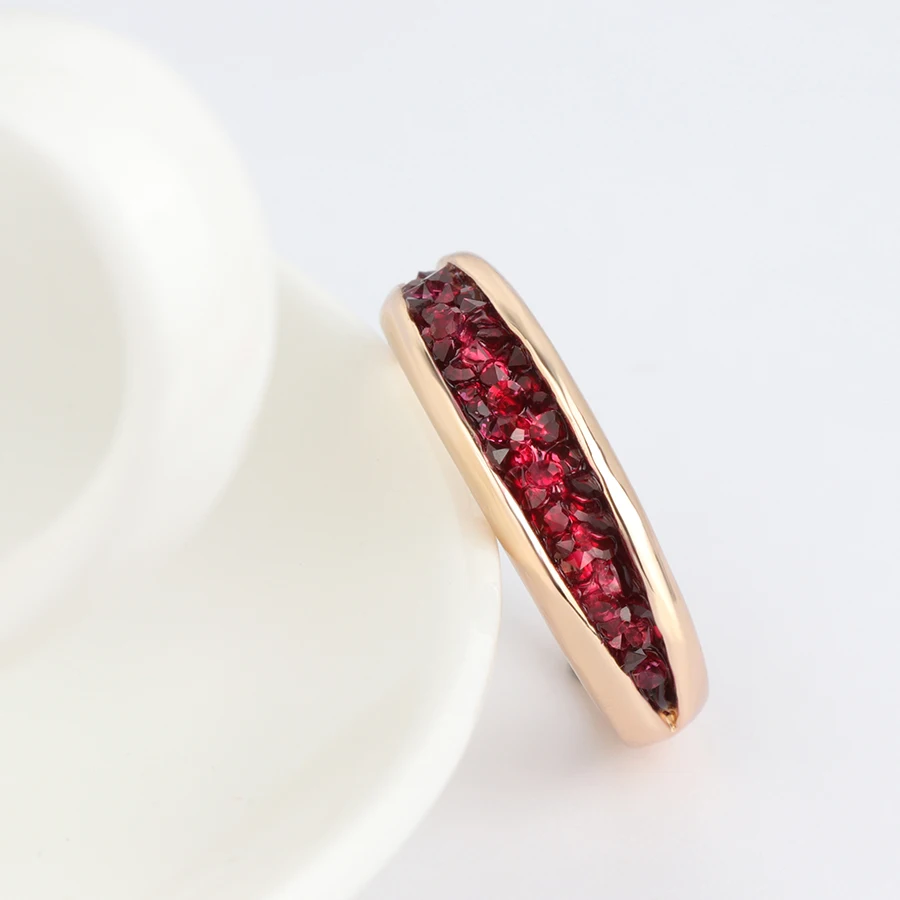 Кольцо Kinel для женщин оригинальное инкрустированное стразами 2019|Кольца| |