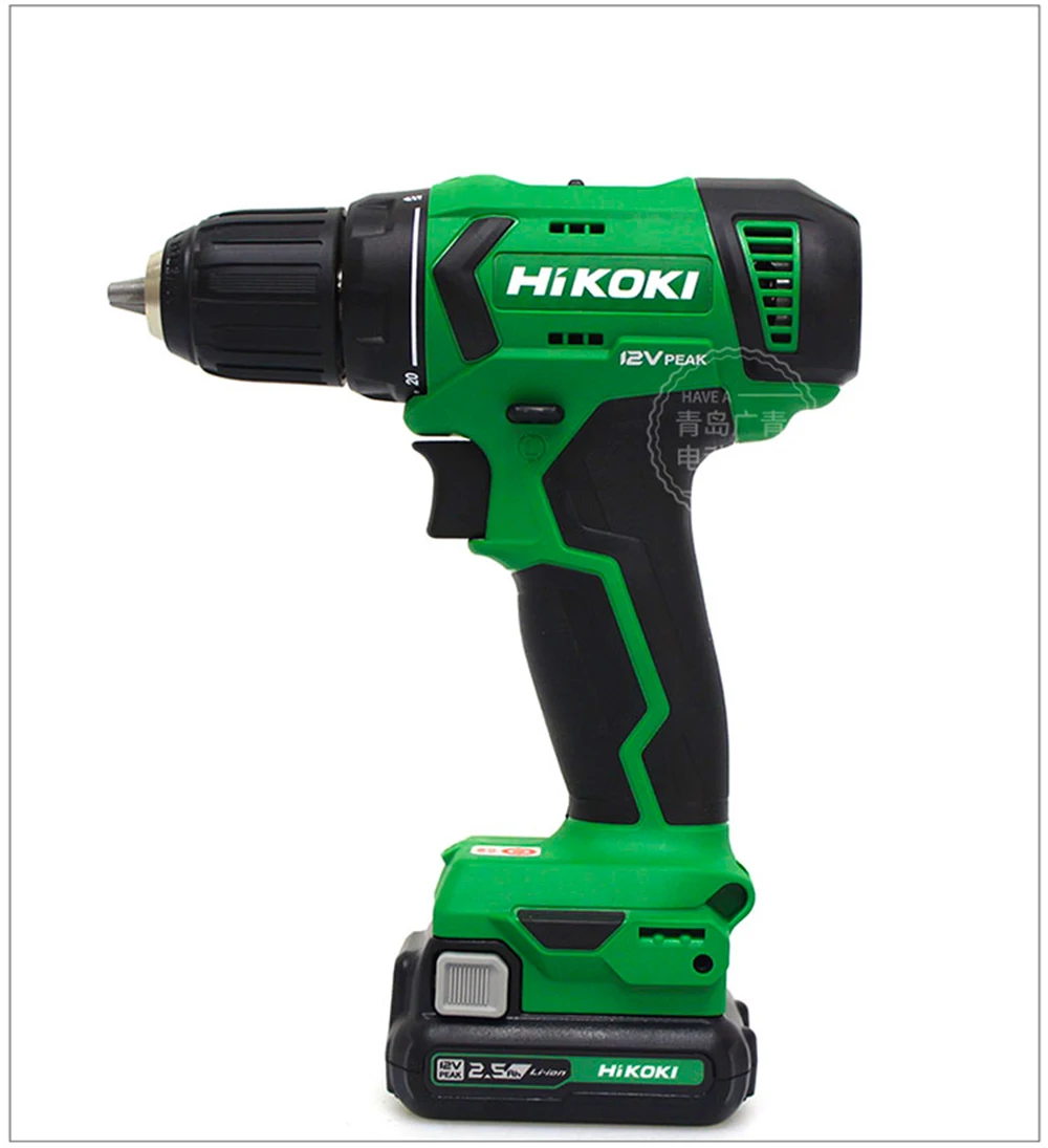 Япония Hitachi DS12DA Беспроводная Ручная Электрическая Дрель 12V электрическая отвертка литиевая Батарея электрическая отвертка 1400r/мин 38N. m 0,8-10 мм