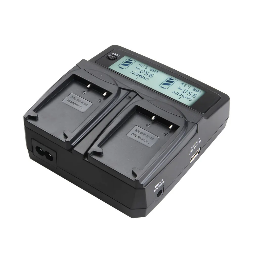 LVSUN NP W126 NPW126 зарядное устройство для камеры Canon FUJIFILM HS50 HS35 HS33 HS30EXR XA1 XE1 X Pro1 XM1 HS35EXR