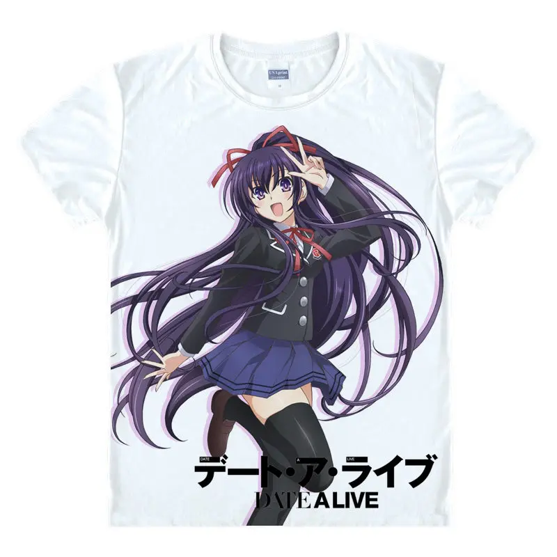 Футболка для косплея свидание и прямая трансляция рубашка Кодори быстросохнущие
