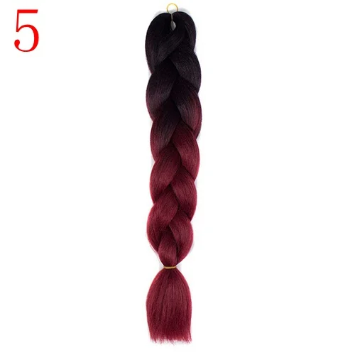 P4/27 MERISIHAIR, 24 дюйма, Омбре, розовый, блонд, красный, синий, плетеные волосы, синтетические, вязанные волосы для наращивания, огромные косички, прически - Цвет: P4/27
