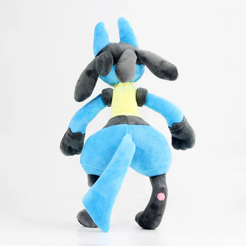31 см Lucario плюшевые игрушки синий цвет мультфильм мягкие куклы животных для детей подарок