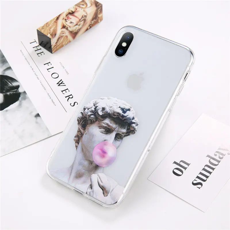 6432 Lovebay для iPhone 7 чехол с прозрачными буквами для iPhone 6 6S 7 8 Plus 11 Pro X XR XS Max 5 5S SE мягкий чехол для телефона TPU задняя крышка - Цвет: 6432