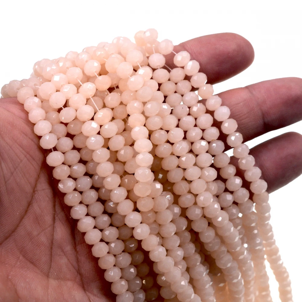 6 мм персиковые розовые хрустальные бусины|bead strands|crystal bead strands6mm crystal beads |