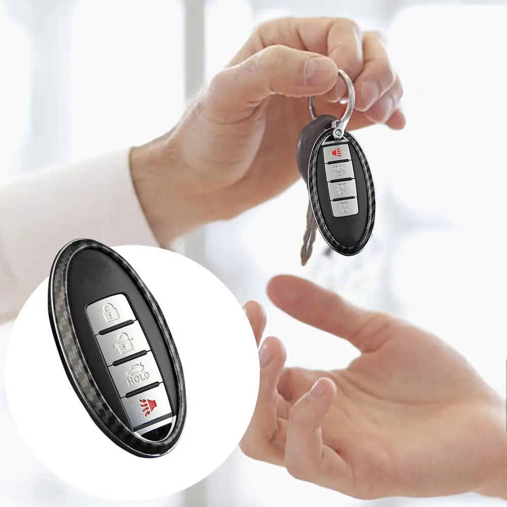 Новинка 2019 чехол брелок для автомобильного ключа из углеродного волокна Nissan Infiniti