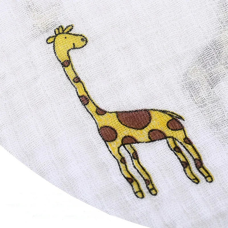 Муслиновые пеленки 100% хлопок детское одеяло с принтом фламинго розы фруктов