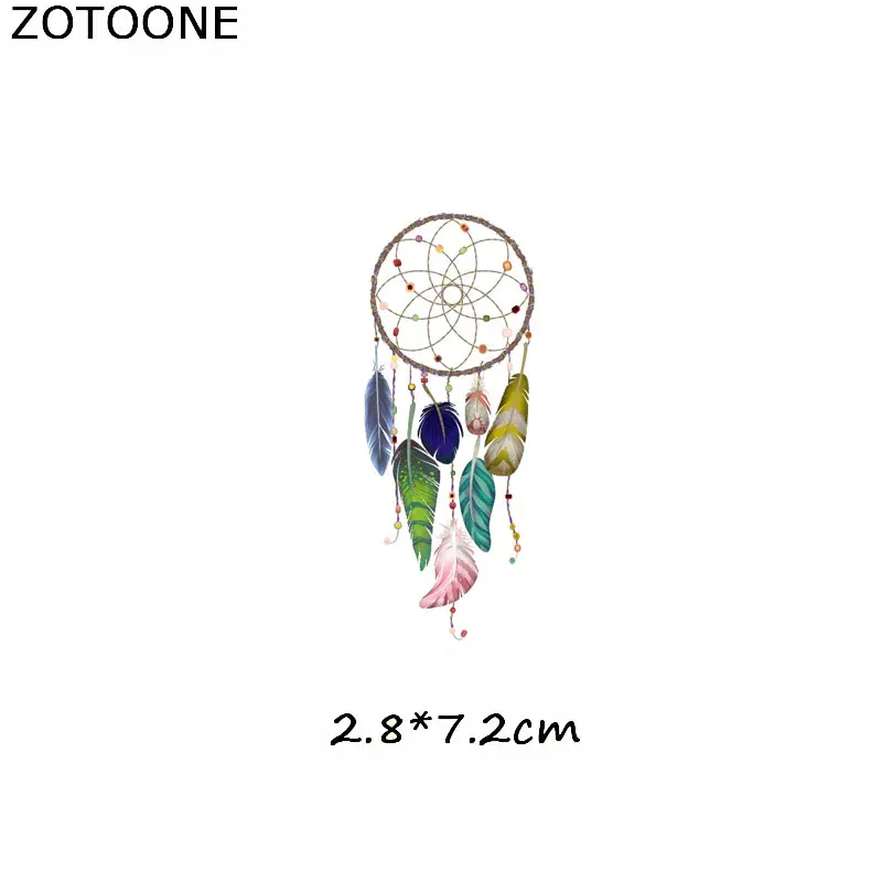 127 ZOTOONE милые Ловцы снов утюжок на передачу патч для одежды тепло на тепловых пластырей плавкие Наклейки Аппликации на одежду E - Цвет: 127