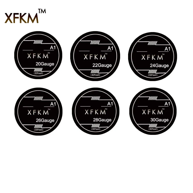 XFKM A1 проволочный провод сопротивления испаритель 30 футов 20 22 24 26 28 32 34 Калибр