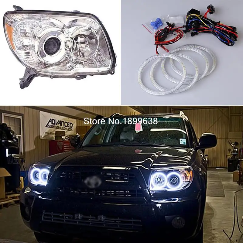 4 шт. супер яркие красные синие желтые белые 3528 smd светодиодные кольца ангельские