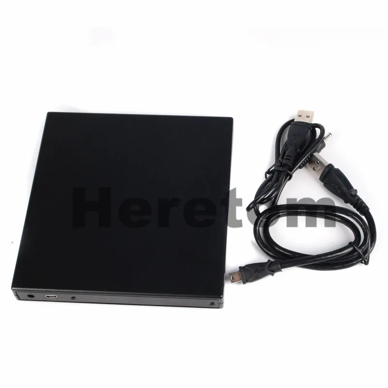 Чехол для внешнего оптического привода Heretom USB 2 0 12 7 мм SATA на SATA|Корпус жесткого