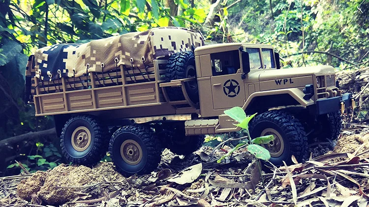 WPL B16 Урал 1:16 2,4G 6WD Rc автомобиль военный грузовик Рок Гусеничный командный Коммуникационный автомобиль игрушка