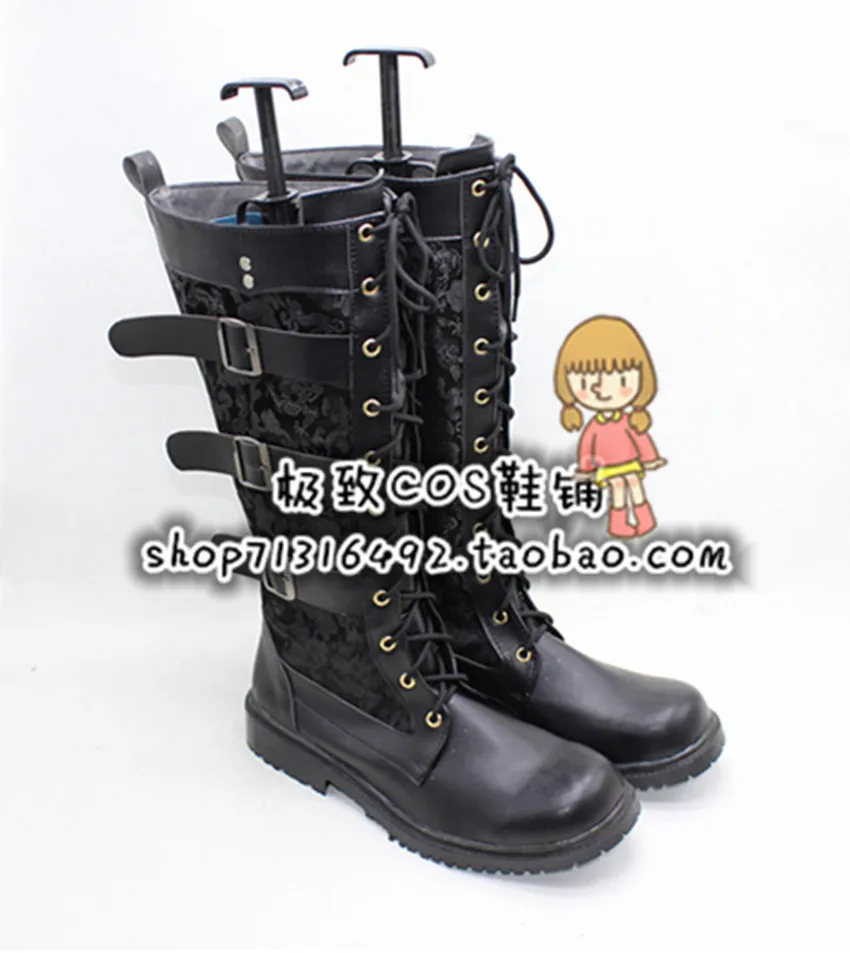 Tokyo Ghoul Kirishima Ayato Cos Boots Shoes Cosplay #JZ009 Halloween shoes shoe | Тематическая одежда и униформа