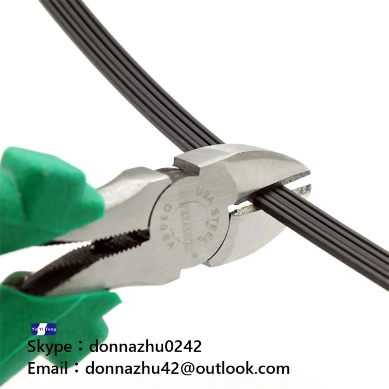 1 шт. Американский косой рот плоскогубцы Цуй двухцветный ручка|handle|pliershandle color |