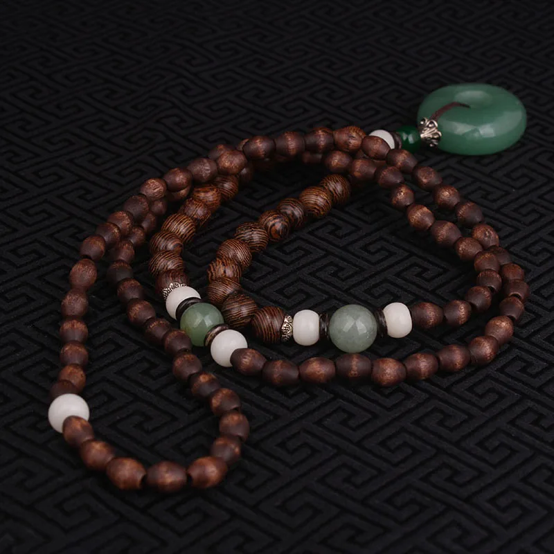 Ювелирные изделия в непальском стиле ручной работы сандалового дерева ожерелье