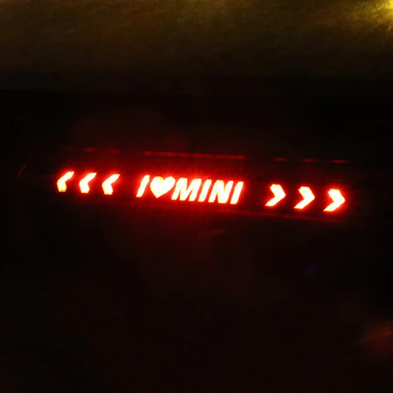 R55 R56 F55 F56 Автомобильный карбоновый тормозной фонарь Наклейка Декор для Mini Cooper One JCW Countryman Clubman F55 F56 R55 R56 R60 F60 Автомобильный Стайлинг - Название цвета: R55 R56 F55 F56