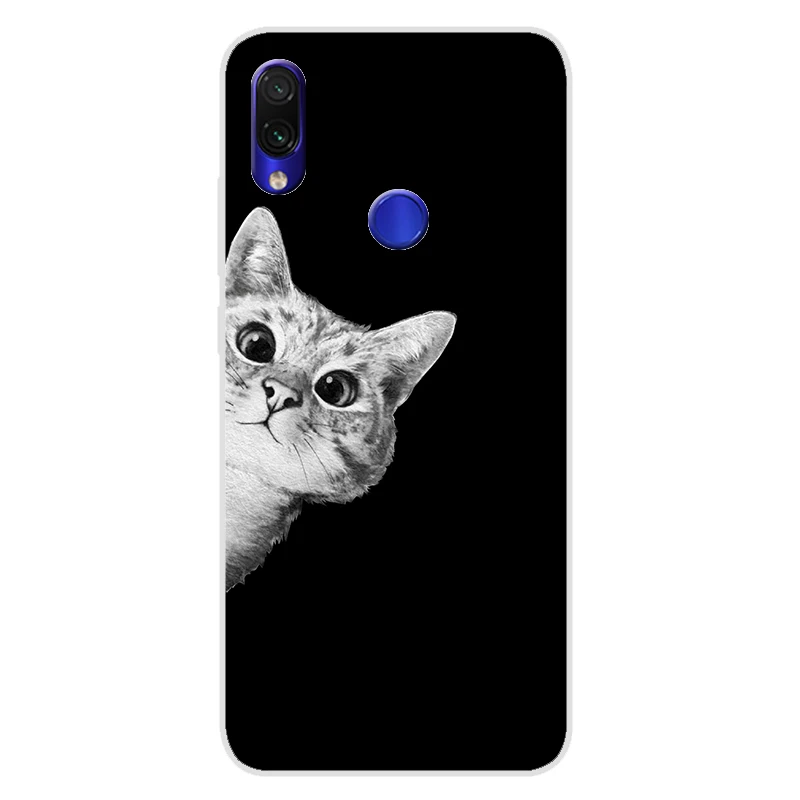 3D милый чехол для Redmi note 7 Xiaomi redmi с изображением собаки кошки pro силиконовый мягкий
