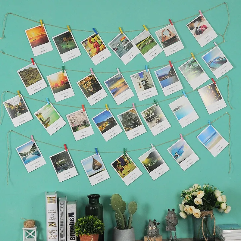 Creative Personality Photo Wall Decorations Seamless Nail Hanging DIY Postcard Figurines Living Room Ornaments Gift | Дом и сад