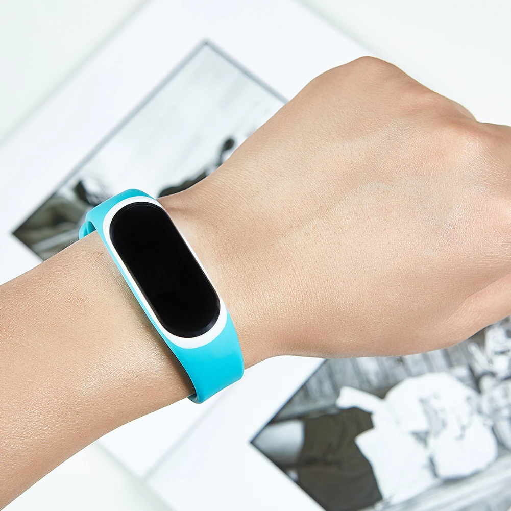Силиконовый цветной браслет ремешок спортивные часы ремешок для Xiaomi Hey Plus Smartband