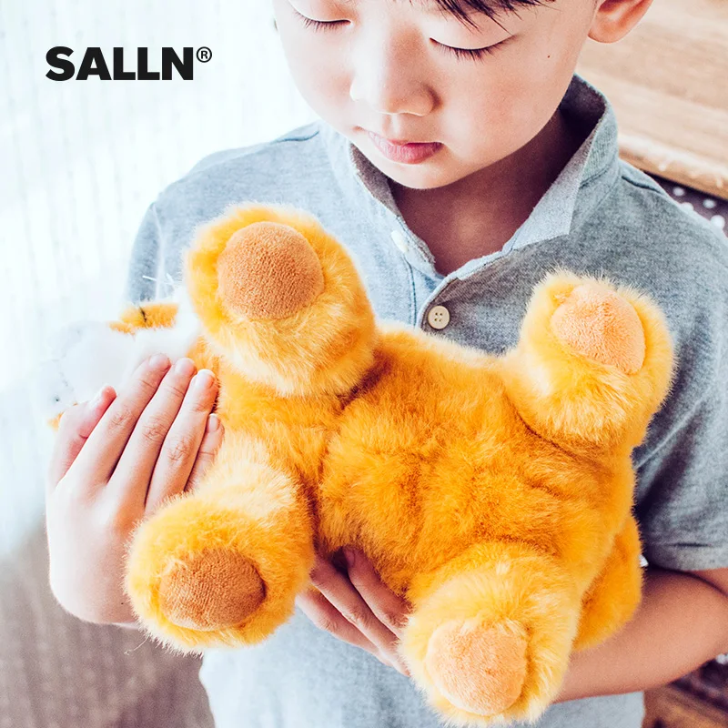 36CM25CM милая плюшевая игрушка с тигром супер мягкая Имитация животных Детская