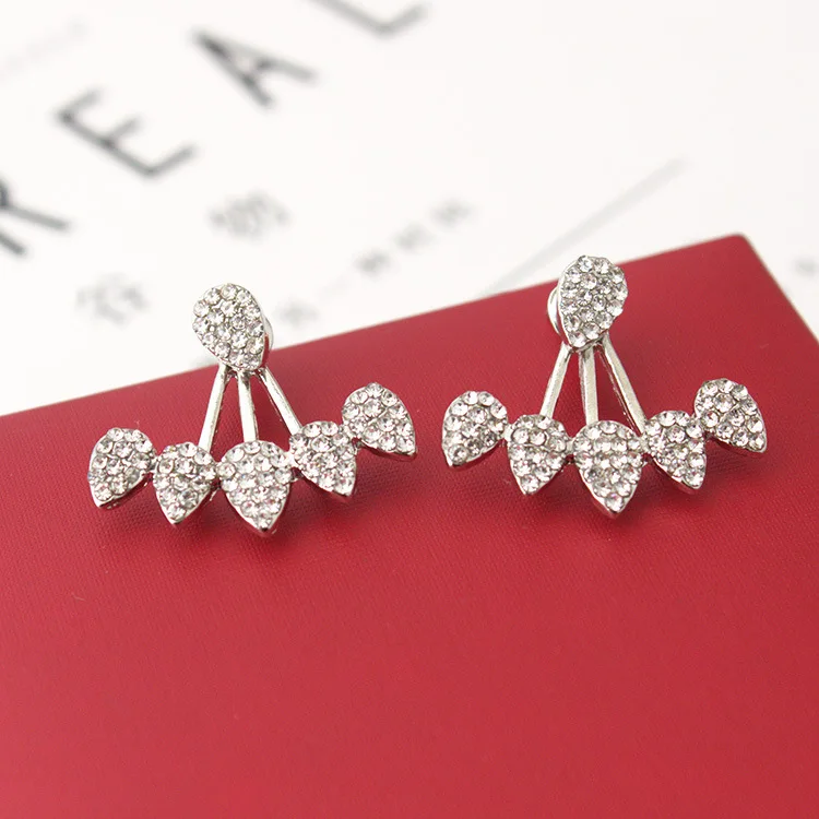 Женские Висячие серьги Boucle D'oreille Femme серьги-стразы из сплава с каплями воды 2017 |