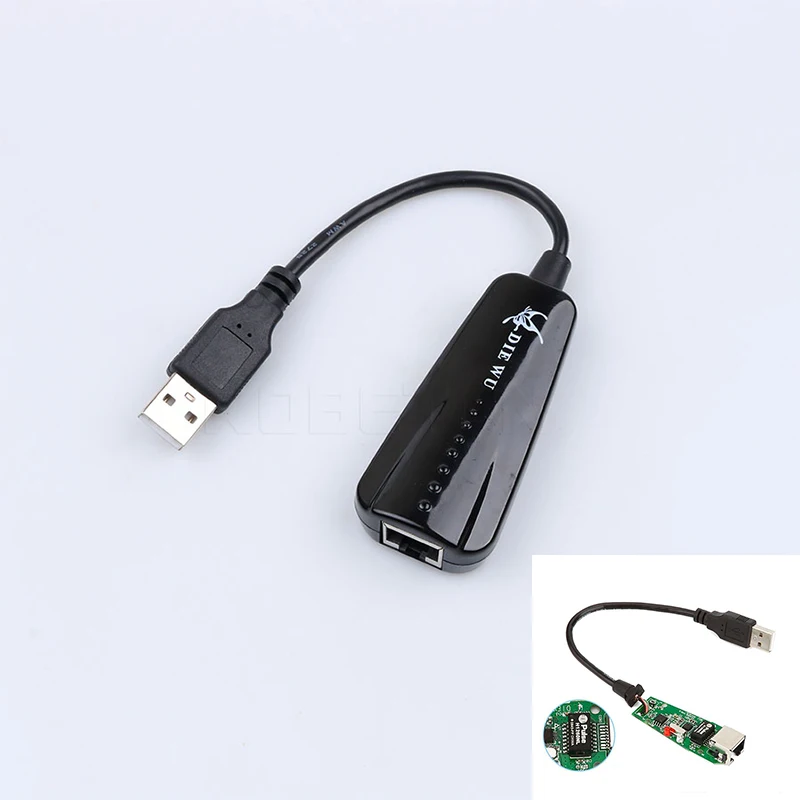 Kebidu высокоскоростная Usb-карта памяти 10/100 Мбит/с Ethernet сетевая карта USB2.0 Внешний 100M