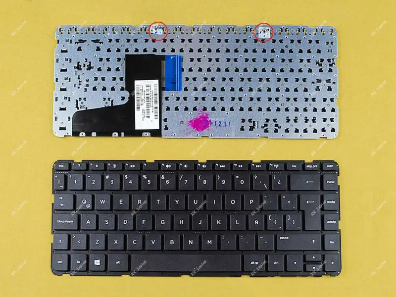 

New La Latin Spanish Keyboard For HP Pavilion 14-n021la 14-n029la 14-n036la 14-n030la 14-n203la laptop Black Without Frame WIN8