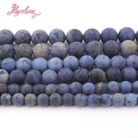 6810mm round ball frost matte blue mutil color jaspers agates stone beads for diy necklace jewelry making 15 free shipping