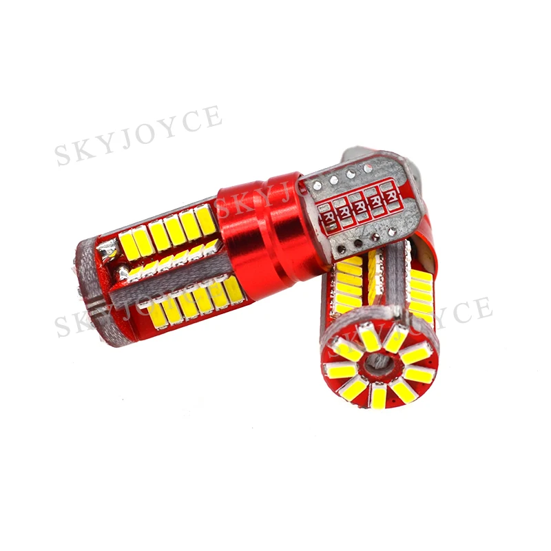 SKYJOYCE 2 шт. T10 57 SMD 3014 LED Canbus безошисветильник без ошибок 194 фонарь Светодиодная лампа
