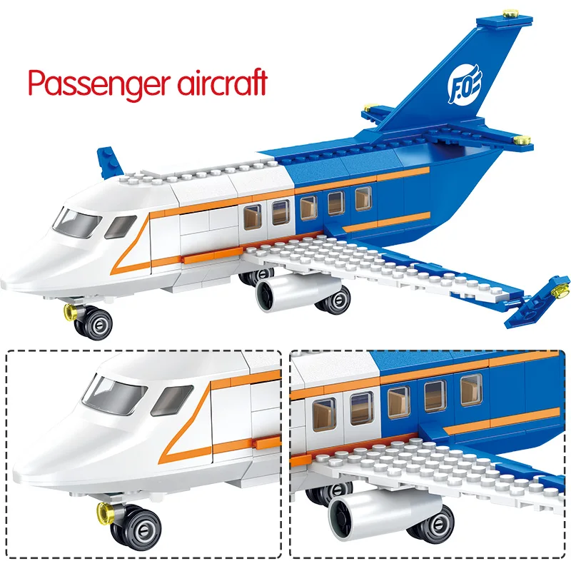 Аэропорт пассажирский город кирпичи совместимый Technik серии терминал самолет