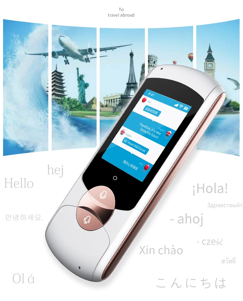 Wi Fi русский 40 языков портативный карманный сенсорный экран 2 0 дюйма Bluetooth