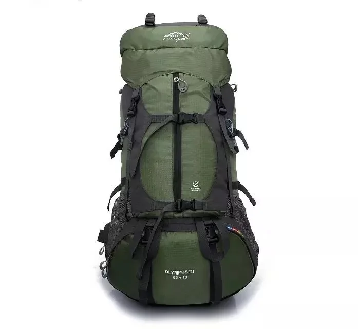 Green 65L рюкзак для кемпинга профессиональный водонепроницаемый походный рюкзак с дождевиком рюкзак с внутренней рамой спортивная сумка для альпинизма WX060 - Цвет: Green