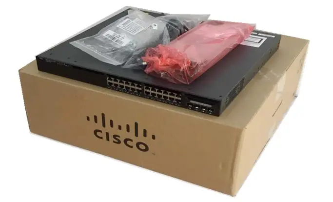 Герметичный WS-C3650-24PD-S коммутатор POE уровня 3 Ethernet с 2x10 GB IP базовыми переключателями