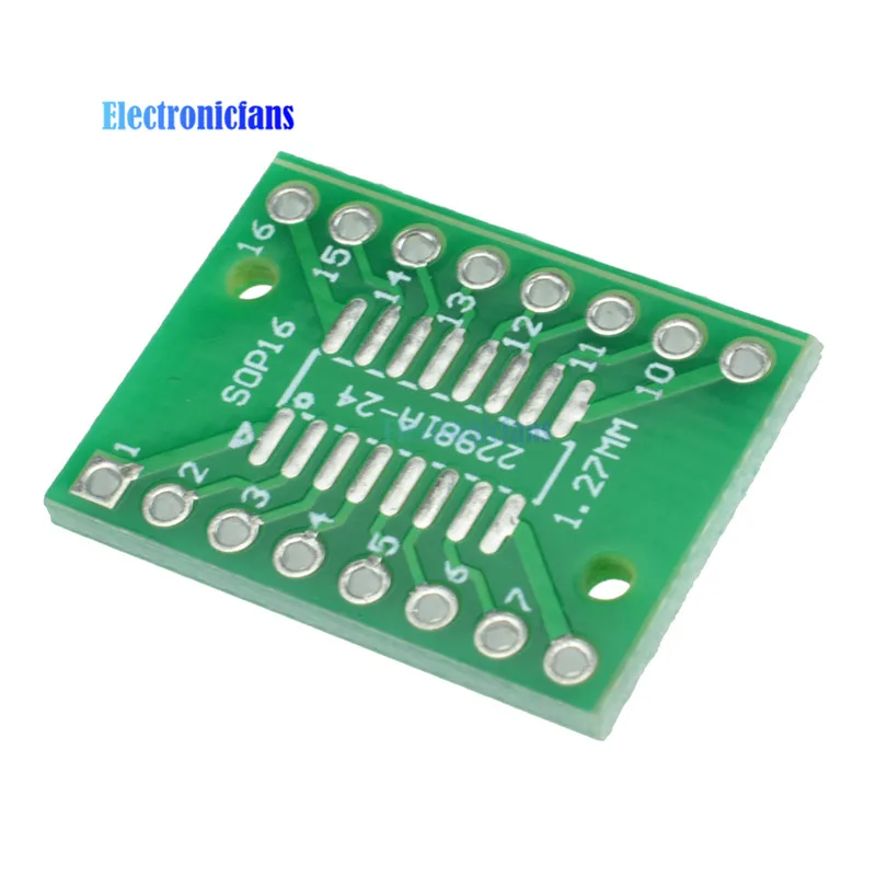 10 шт. SOP16 SSOP16 TSSOP16 к DIP16 0 65/1 27 мм IC АДАПТЕР печатная плата|board board|board pcbboard to board |