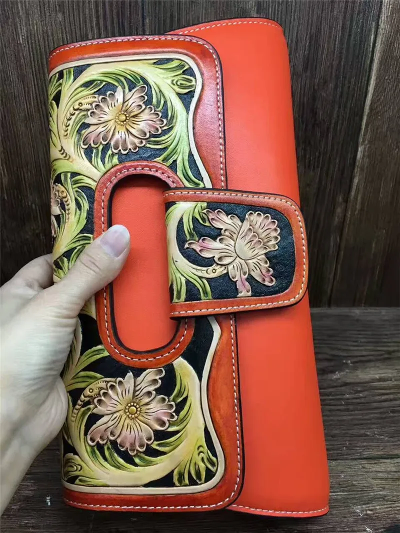 Итальянский растительного дубления натуральная кожа Craft ручной работы в