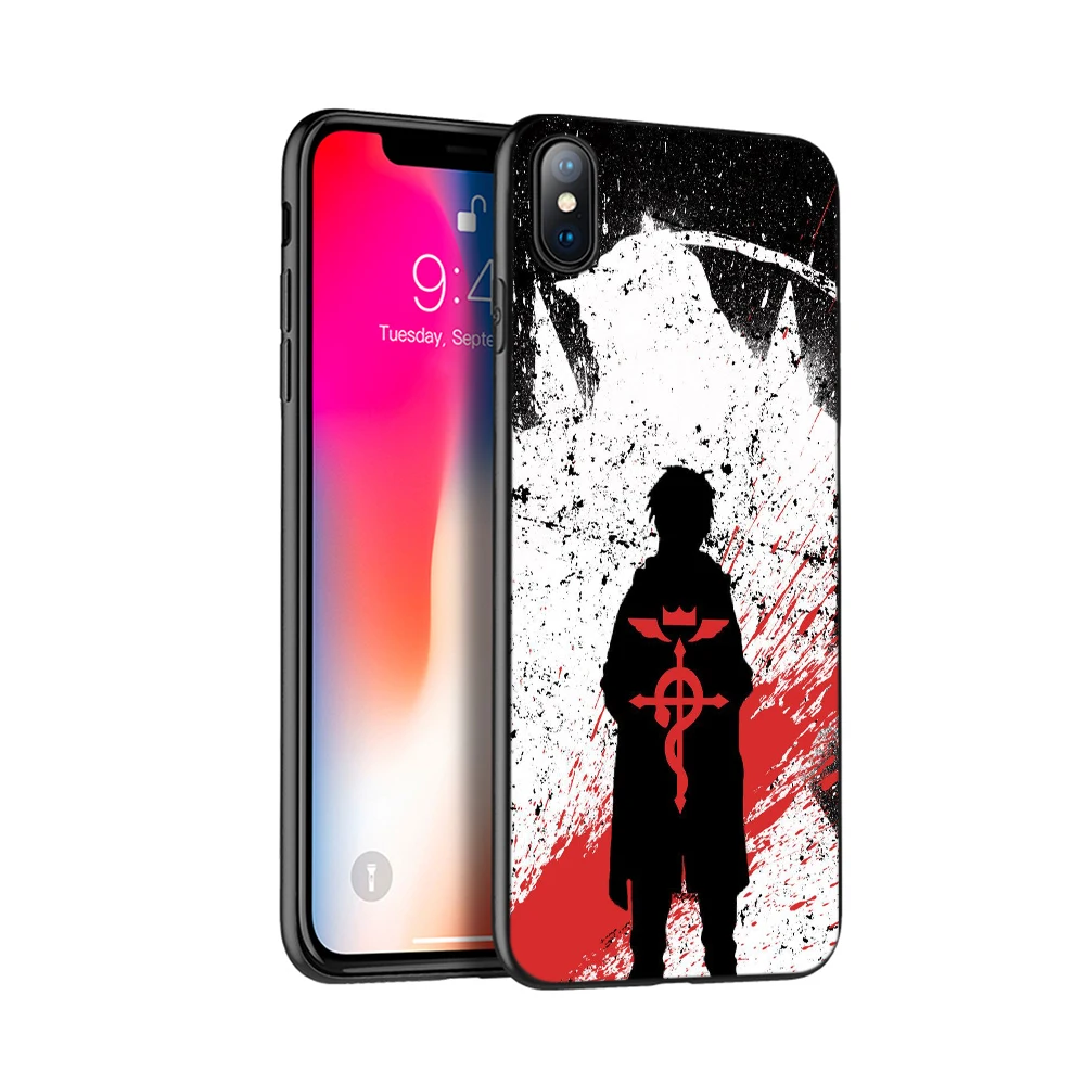 Черный чехол из ТПУ для iphone 5 5s se 6 6s 7 8 plus x 10 XR XS 11 pro MAX силиконовый полностью