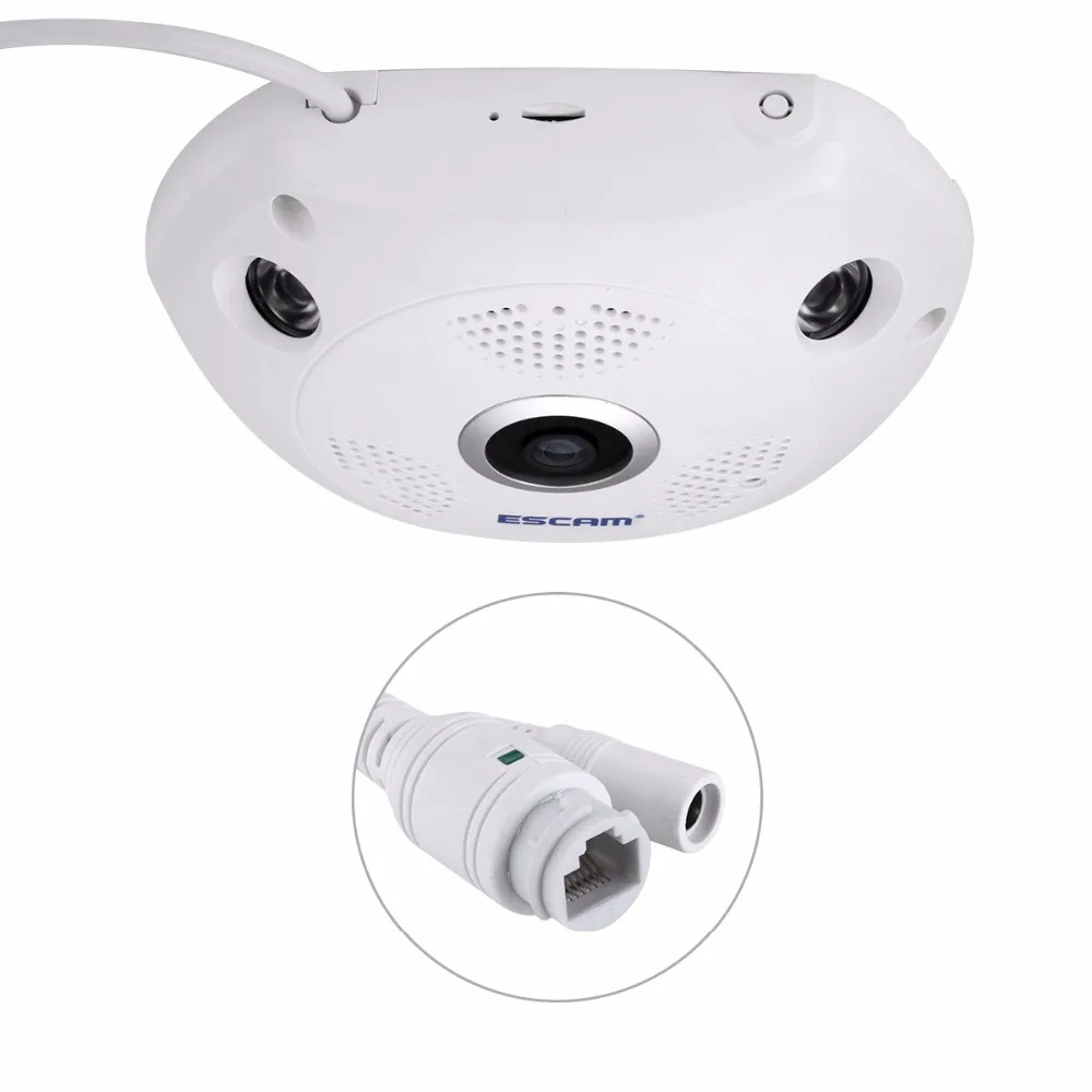 Камера видеонаблюдения ESCAM QP180 3d vr беспроводная ip-камера безопасности с функцией