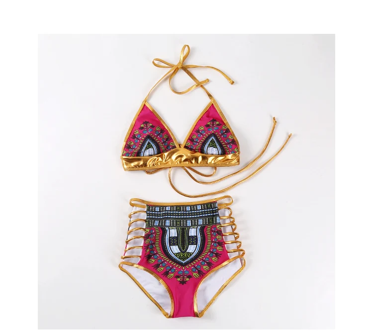 2018 новый бикини с высокой талией купальный костюм женский Пуш-Ап сексуальный