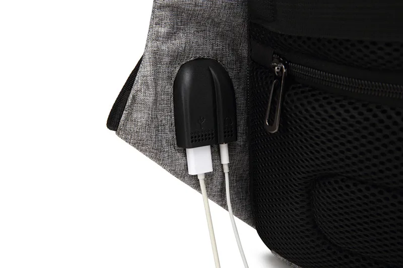Модные водонепроницаемые USB зарядки Для мужчин 15 дюймовый ноутбук рюкзаки для
