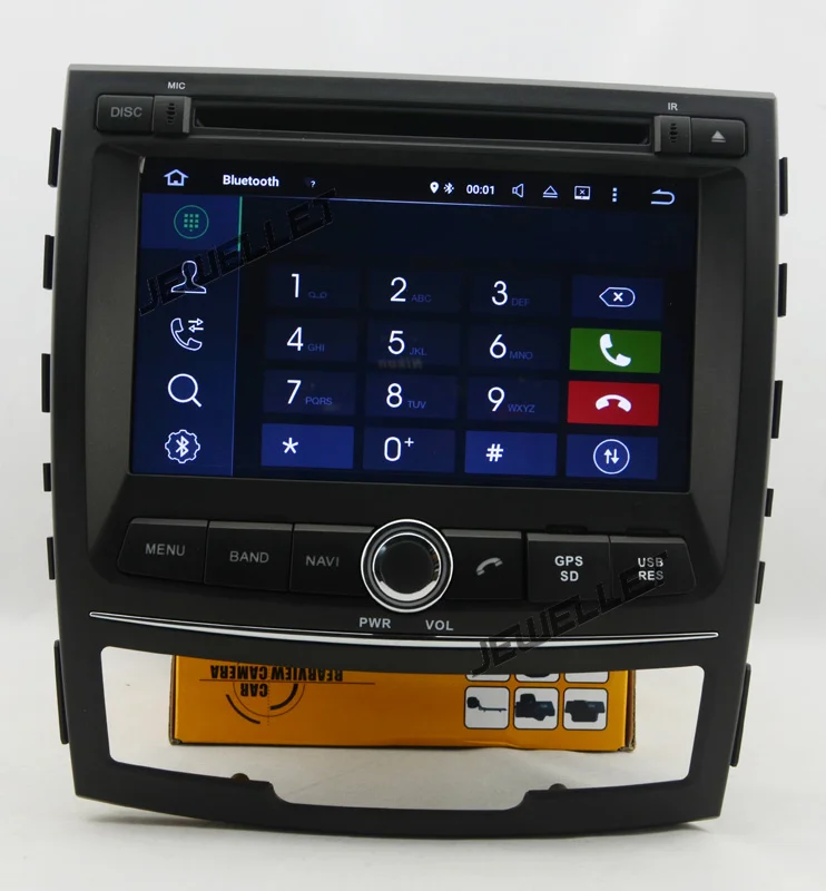 Восьмиядерный IPS экран Android 9 0 автомобильный DVD GPS Радио Навигация Для Ssangyong Korando