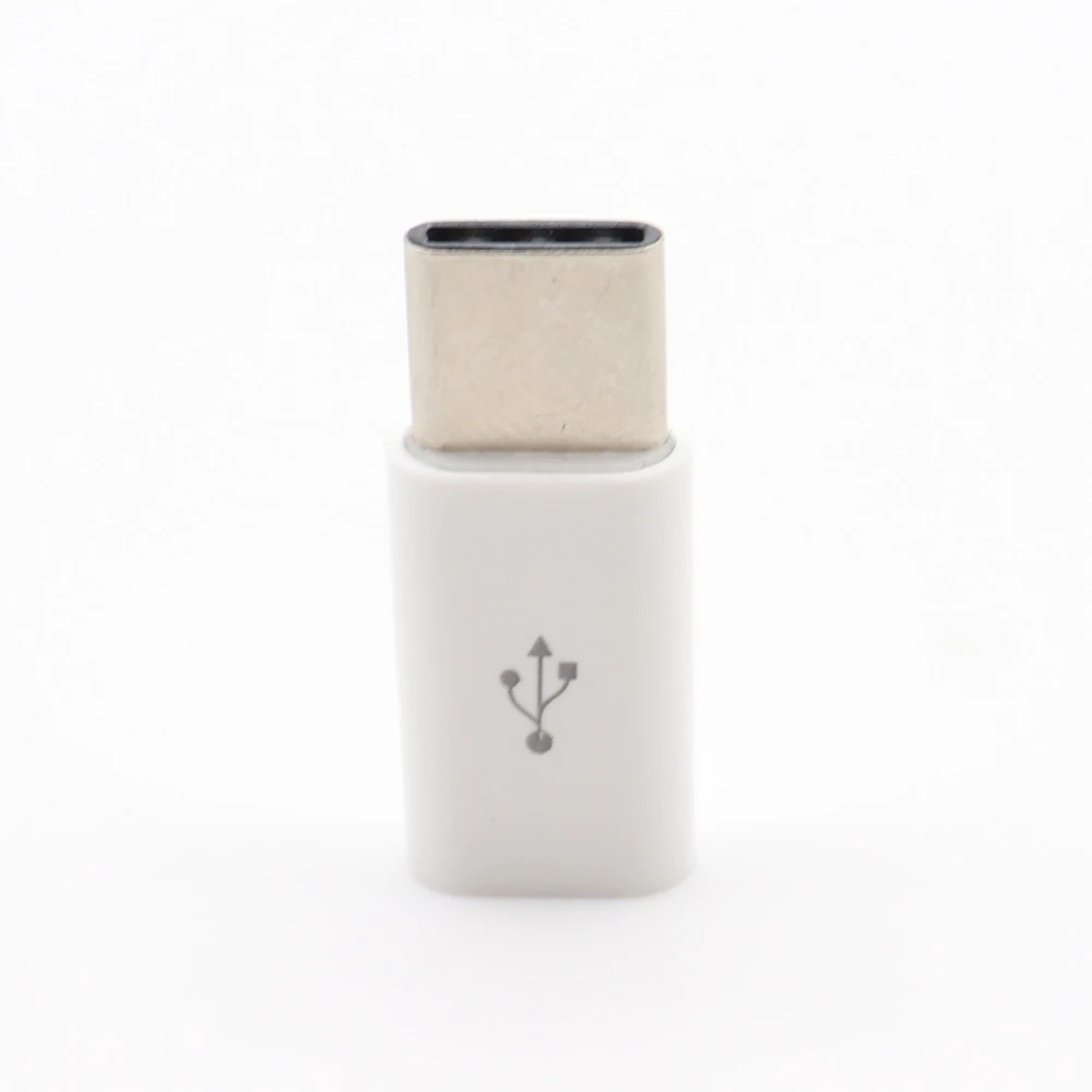 2 шт. для iPhone к Micro USB/type C адаптер зарядного устройства женский штепсельный