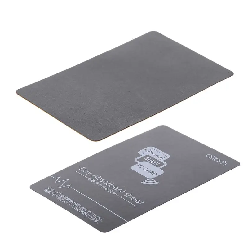 Grey Anti Metal Magnetic NFC Sticker Paster for iPhone Cell Phone Bus Access Control Card IC Protection Supplies|Карты контроля