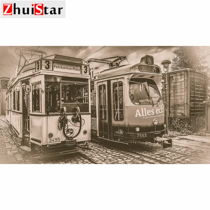 5d алмазная живопись полноразмерная/круглая Алмазная вышивка потертый