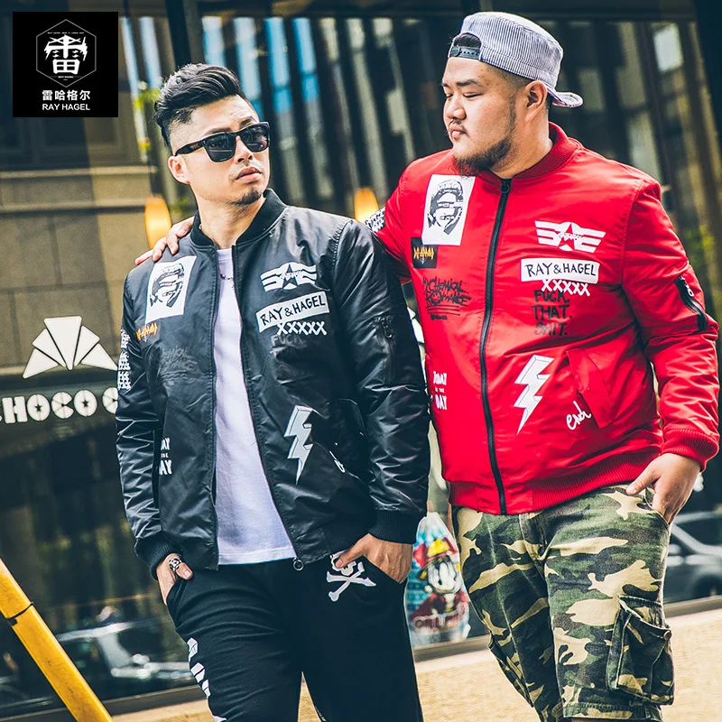 Куртка бомбер мужская с принтом граффити уличная модная повседневная верхняя