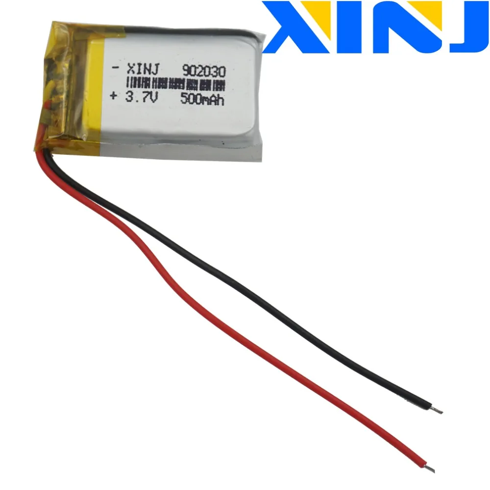 XINJ 3 7 В 500 мАч литий полимерный аккумулятор lipo cell 902030 для MP3/MP4 электронных книг