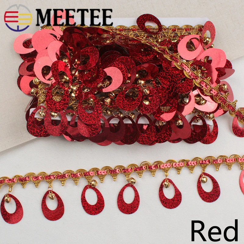 Meetee 1 шт. (9 м) 6 см Подвеска с кисточками кружева блестки бахрома планки ленты DIY