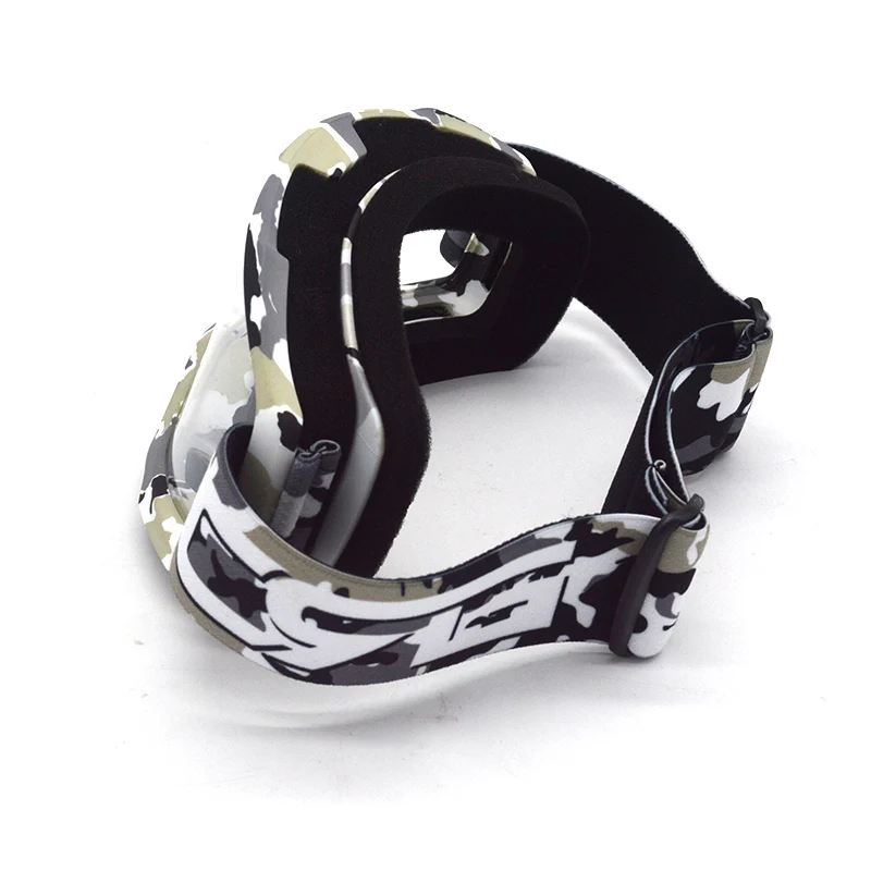 Армия Стиль мотоциклетные очки для мотокросса камуфляж кадр прозрачными