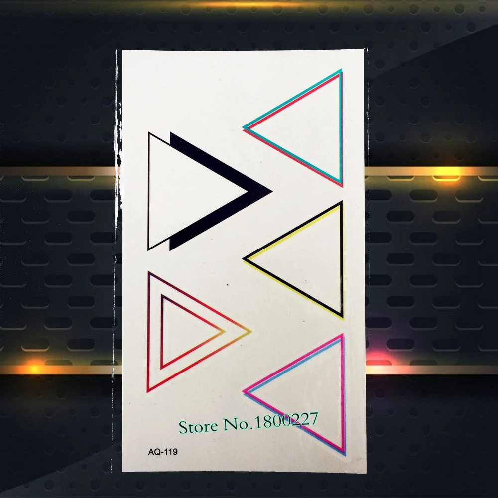 Переключатель питания вкл. Выкл. Водонепроницаемые временные тату наклейки