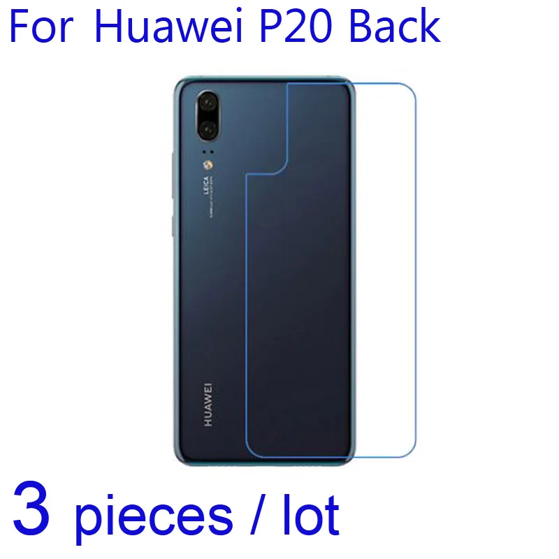 3 шт. Экран протекторы для huawei P20 ПЛЮС Pro/P20 Lite назад гвардии пленка