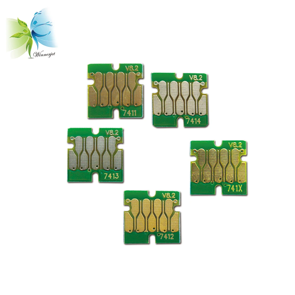 5 комплектов картридж для Epson surecolor F6000 F7070 F6200 F7270 F7100 F9200 F9300|Чип картриджа| |